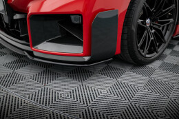 Cup Spoilerlippe Front Ansatz passend für BMW M2 M-Performance G87 schwarz Hochglanz