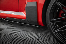 Street+ Seitenschweller Leisten passend für BMW M2 M-Performance G87 schwarz Hochglanz