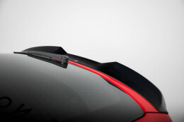 Heck Spoiler Aufsatz Abrisskante 3D passend für Skoda Enyaq Coupe iV RS schwarz Hochglanz