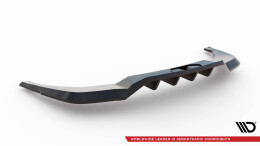 Mittlerer Cup Diffusor DTM Look Heck Ansatz für Skoda Enyaq Coupe iV RS  schwarz Hochglanz