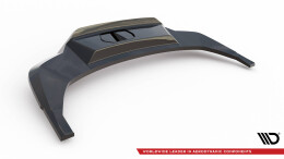 Mittlerer Cup Diffusor DTM Look Heck Ansatz für Skoda Enyaq Coupe iV RS  schwarz Hochglanz