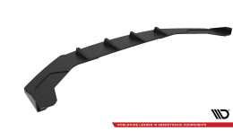 Street Pro Cup Spoilerlippe Front Ansatz + Flaps für Ford Mustang GT Mk6  schwarz Hochglanz