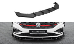 Street Pro Cup Spoilerlippe Front Ansatz passend für VW Jetta GLI Mk7 rot+ Hochglanz Flaps