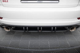 Street Pro Heckschürze Heck Ansatz Diffusor passend für VW Jetta GLI Mk7 SCHWARZ