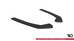 Street Pro Heck Ansatz Flaps Diffusor für Volkswagen Jetta GLI Mk7 SCHWARZ