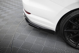 Street Pro Heck Ansatz Flaps Diffusor für Volkswagen Jetta GLI Mk7 SCHWARZ+ HOCHGLANZ FLAPS