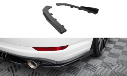 Street Pro Heck Ansatz Flaps Diffusor passend für VW Jetta GLI Mk7 SCHWARZ+ HOCHGLANZ FLAPS