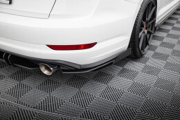 Street Pro Heck Ansatz Flaps Diffusor passend für VW Jetta GLI Mk7 SCHWARZ+ HOCHGLANZ FLAPS