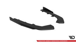 Street Pro Heck Ansatz Flaps Diffusor passend für VW Jetta GLI Mk7 SCHWARZ+ HOCHGLANZ FLAPS