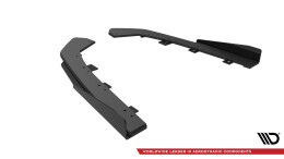 Street Pro Heck Ansatz Flaps Diffusor passend für VW Jetta GLI Mk7 SCHWARZ+ HOCHGLANZ FLAPS