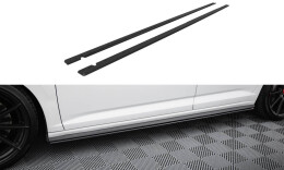 Street Pro Seitenschweller Ansatz Cup Leisten passend für VW Jetta GLI Mk7 SCHWARZ