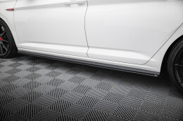 Street Pro Seitenschweller Ansatz Cup Leisten passend für VW Jetta GLI Mk7 SCHWARZ
