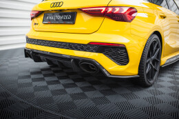 Prepreg Carbon Fiber Heck Ansatz Flaps Diffusor passend für Audi RS3 Sportback 8Y