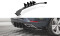 Street Pro Heck Ansatz Diffusor + Flaps passend für Seat Leon FR Hatchback Mk4 schwarz-rot+ Hochglanz Flaps