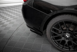 Street Pro Heck Ansatz Diffusor + Flaps passend für BMW 4er Gran Coupe F36 SCHWARZ-ROT + Hochglanz Flaps