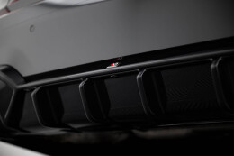 Heck Ansatz Diffusor passend für BMW 3er M-Paket G20 / G21 schwarz Hochglanz