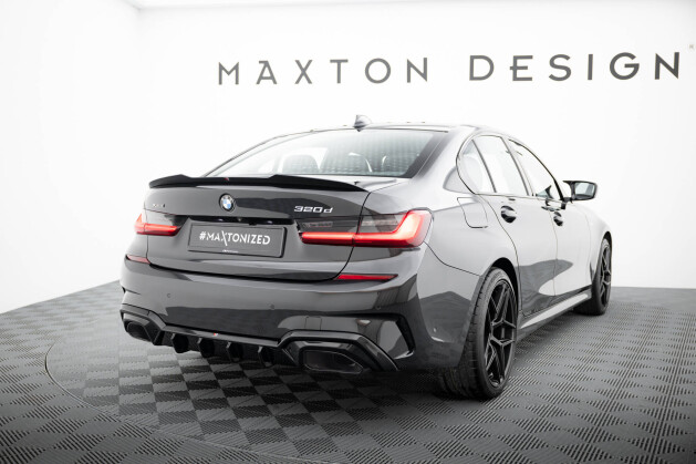 Heck Ansatz Diffusor für BMW M340i G20 / G21 schwarz Hochglanz