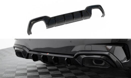 Heck Ansatz Diffusor für BMW M340i G20 / G21 schwarz Hochglanz