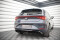 Heck Ansatz Diffusor + Endrohre schwarz passend für Seat Leon FR Hatchback Mk4 schwarz Hochglanz