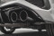 Heck Ansatz Diffusor + Endrohre schwarz passend für Audi A3 S-Line Sportback 8Y schwarz Hochglanz