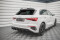 Heck Ansatz Diffusor + Endrohre schwarz passend für Audi A3 S-Line Sportback 8Y schwarz Hochglanz