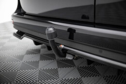 Mittlerer Cup Diffusor Heck Ansatz DTM Look passend für Mercedes-Benz T W420 schwarz Hochglanz