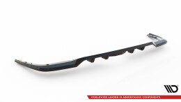 Mittlerer Cup Diffusor Heck Ansatz DTM Look passend für Mercedes-Benz T W420 schwarz Hochglanz