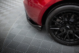 Mittlerer Cup Diffusor Heck Ansatz V.2 passend für Tesla Model 3 Project HighlandFacelift schwarz Hochglanz