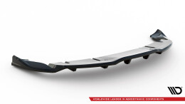 Mittlerer Cup Diffusor Heck Ansatz V.2 passend für Tesla Model 3 Project HighlandFacelift schwarz Hochglanz