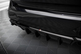 Heck Ansatz Diffusor passend für BMW X3 M F97 / F97 Facelift schwarz Hochglanz