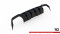 Heck Ansatz Diffusor passend für BMW X3 M F97 / F97 Facelift schwarz Hochglanz