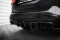 Heck Ansatz Diffusor passend für BMW X3 M F97 / F97 Facelift schwarz Hochglanz