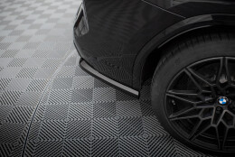 Heck Ansatz Flaps Diffusor V.2 passend für BMW X3 M F97 / F97 Facelift schwarz Hochglanz