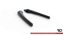 Heck Ansatz Flaps Diffusor V.2 passend für BMW X3 M F97 / F97 Facelift schwarz Hochglanz
