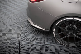 Heck Ansatz Flaps Diffusor V.5 für (Für heckansatz v.1)  BMW M4 G82 / G83 / G82 Facelift / G83 Facelift schwarz Hochglanz
