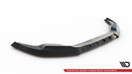 Cup Spoilerlippe Front Ansatz passend für V.1 BMW X4 M F98 schwarz Hochglanz