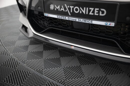 Cup Spoilerlippe Front Ansatz passend für V.2 BMW X4 M F98 schwarz Hochglanz
