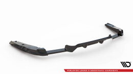 Mittlerer Cup Diffusor Heck Ansatz DTM Look passend für BMW X4 M F98 schwarz Hochglanz