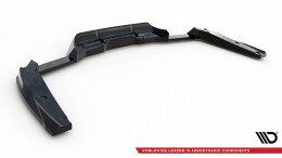 Mittlerer Cup Diffusor Heck Ansatz DTM Look passend für BMW X4 M F98 schwarz Hochglanz