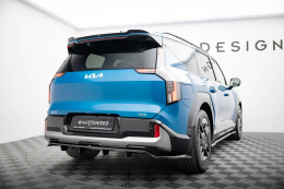 Heck Spoiler Aufsatz Abrisskante passend für Kia EV9 GT-Line Mk1 schwarz Hochglanz