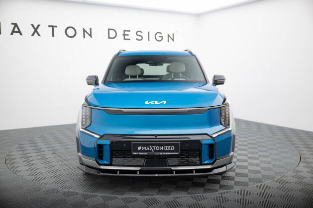 Cup Spoilerlippe Front Ansatz passend für Kia EV9 GT-Line Mk1 schwarz Hochglanz