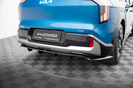 Mittlerer Cup Diffusor Heck Ansatz DTM Look passend für Kia EV9 GT-Line Mk1 schwarz Hochglanz