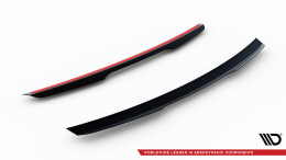 Heck Spoiler Aufsatz Abrisskante passend für Audi R8 Spyder Mk2 schwarz Hochglanz