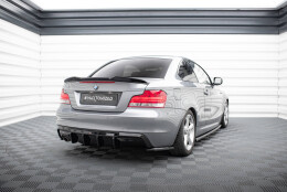 Heck Ansatz Flaps Diffusor passend für BMW 1er...