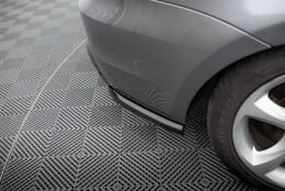 Heck Ansatz Flaps Diffusor passend für BMW 1er M-Paket E82 schwarz Hochglanz