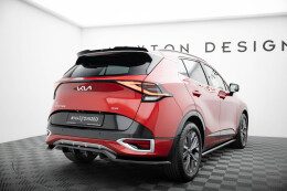 Heck Spoiler Aufsatz Abrisskante für Kia Sportage GT-Line Mk5 schwarz Hochglanz