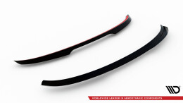 Heck Spoiler Aufsatz Abrisskante für Kia Sportage GT-Line Mk5 schwarz Hochglanz