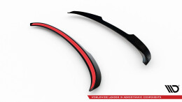 Heck Spoiler Aufsatz Abrisskante für Kia Sportage GT-Line Mk5 schwarz Hochglanz
