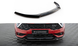 Cup Spoilerlippe Front Ansatz passend für V.1 Kia Sportage GT-Line Mk5 schwarz Hochglanz