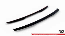 Heck Spoiler Aufsatz Abrisskante passend für Toyota Sienna Mk4 schwarz Hochglanz